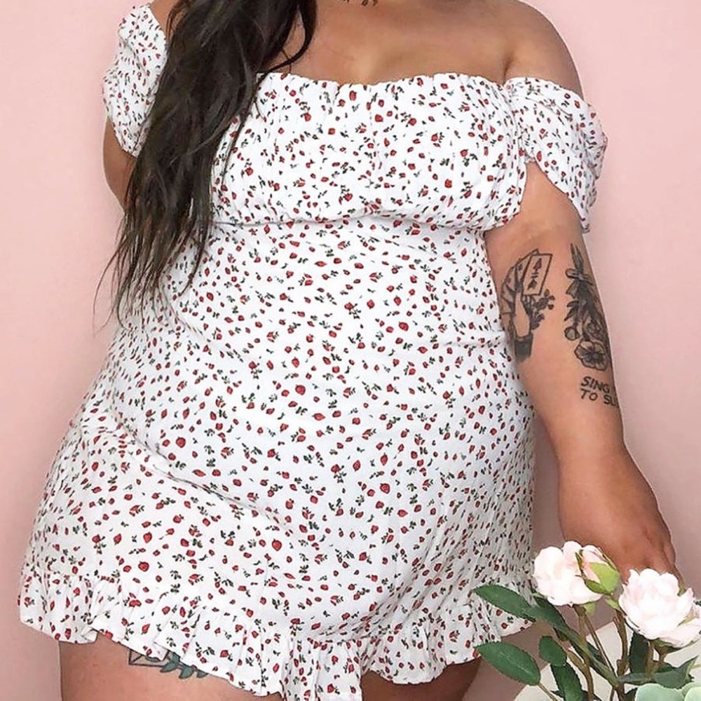 Floral mini dress